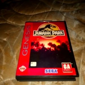 Vintage Sega Genesis Jurassic Park game